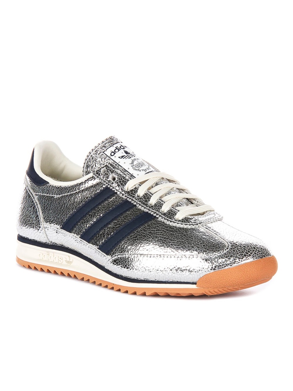 adidas SL 72 OG Silver Metallic Collegiate Navy (Women's) 9 Brand Nee in Box - Picture 4 of 6
